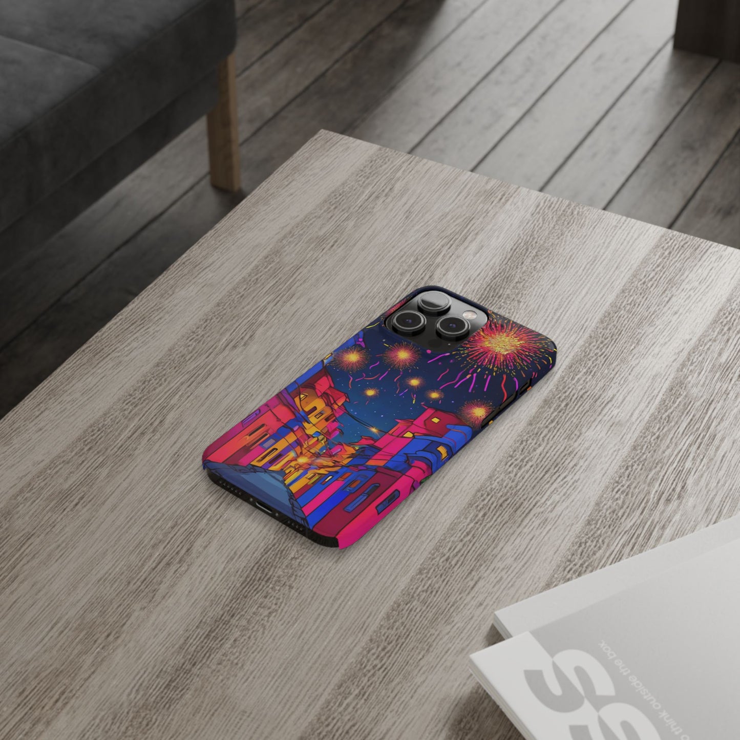 Phone Cases - Diwali Night Sparkles and Celebration Slim Case | Artloom Gallery