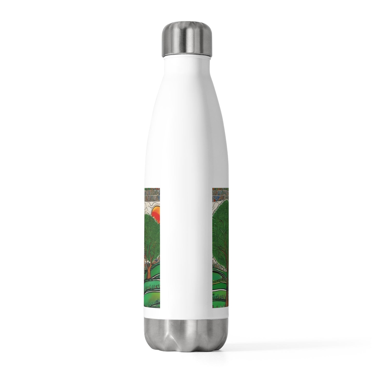 Country Roads Take Me Home - Artistic 20oz Insulated Bottle | Artloom Gallery