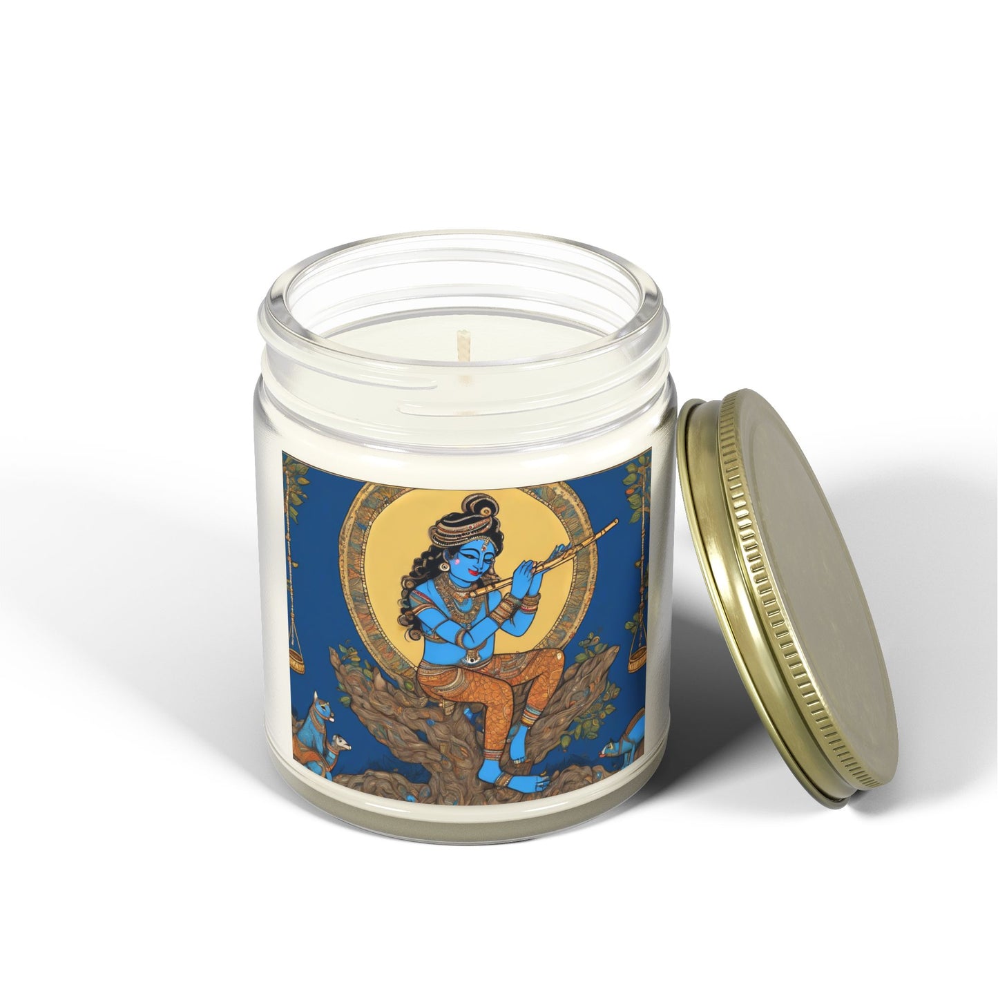 Lord Kirshna Scented Candle (4oz, 9oz) | Artloom Gallery