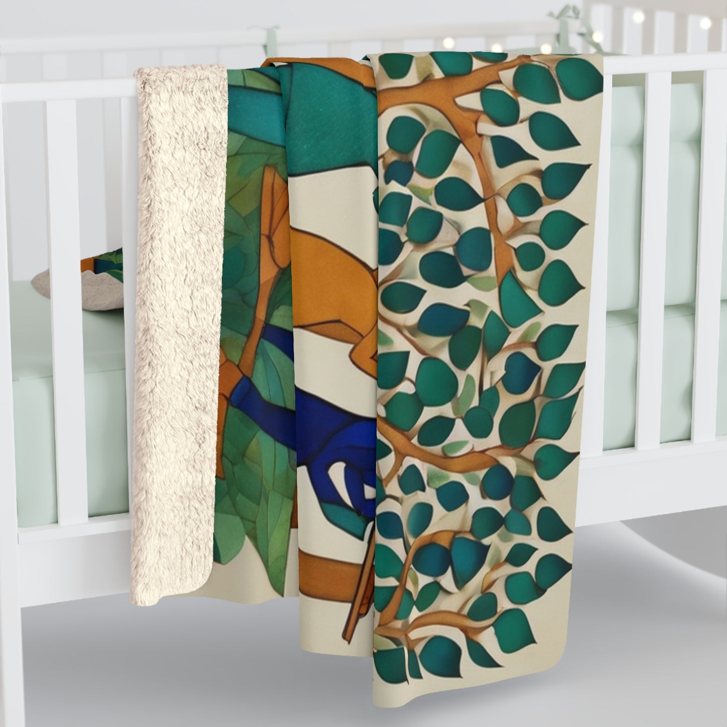 Village Musicians Cozy Sherpa Blanket | Artloom Gallery