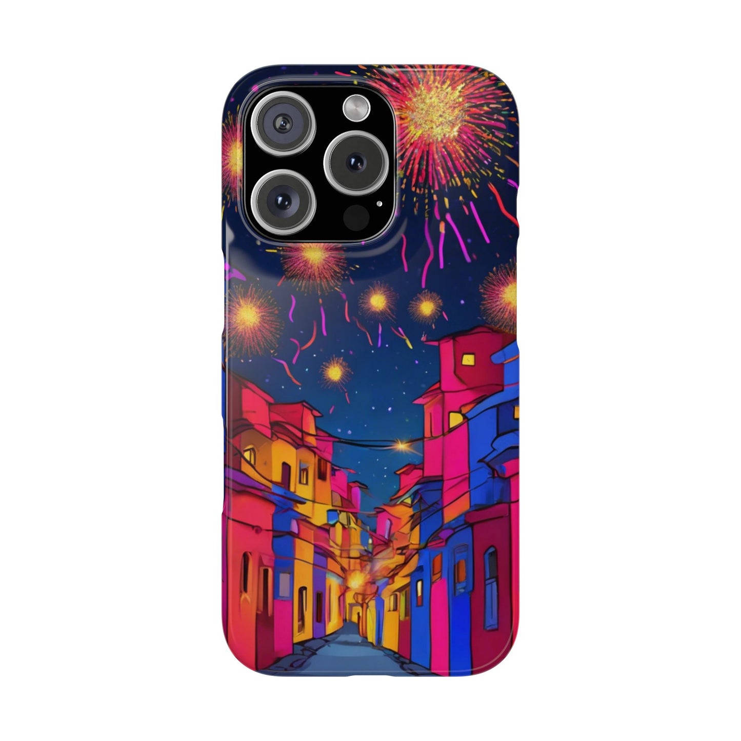 Phone Cases - Diwali Night Sparkles and Celebration Slim Case | Artloom Gallery