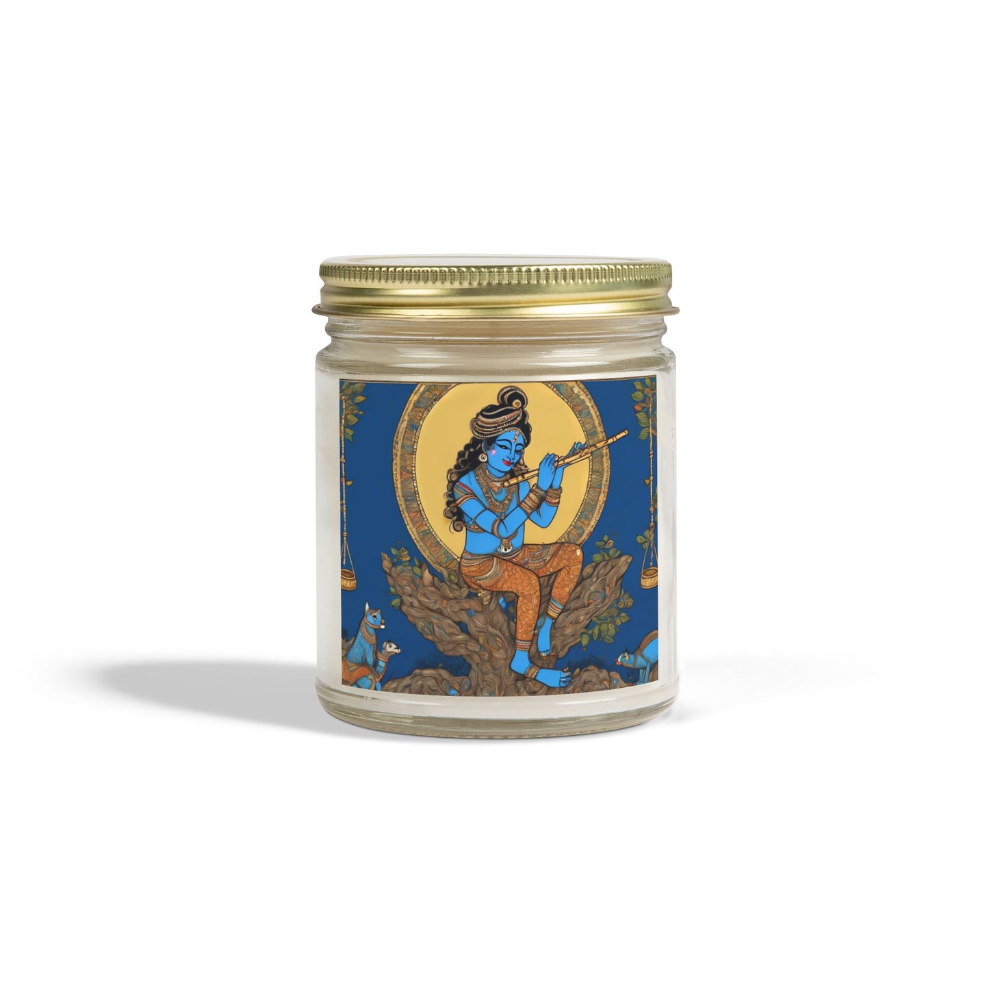 Lord Kirshna Scented Candle (4oz, 9oz) | Artloom Gallery