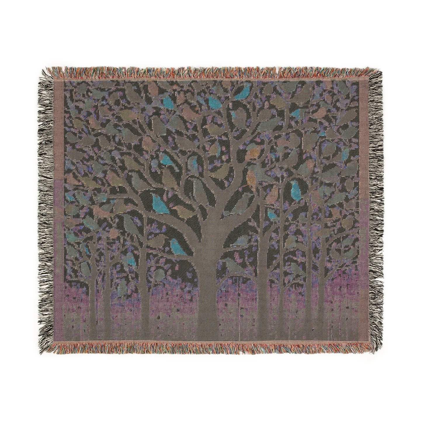 Monsoon Melody Woven Blanket | Artloom Gallery