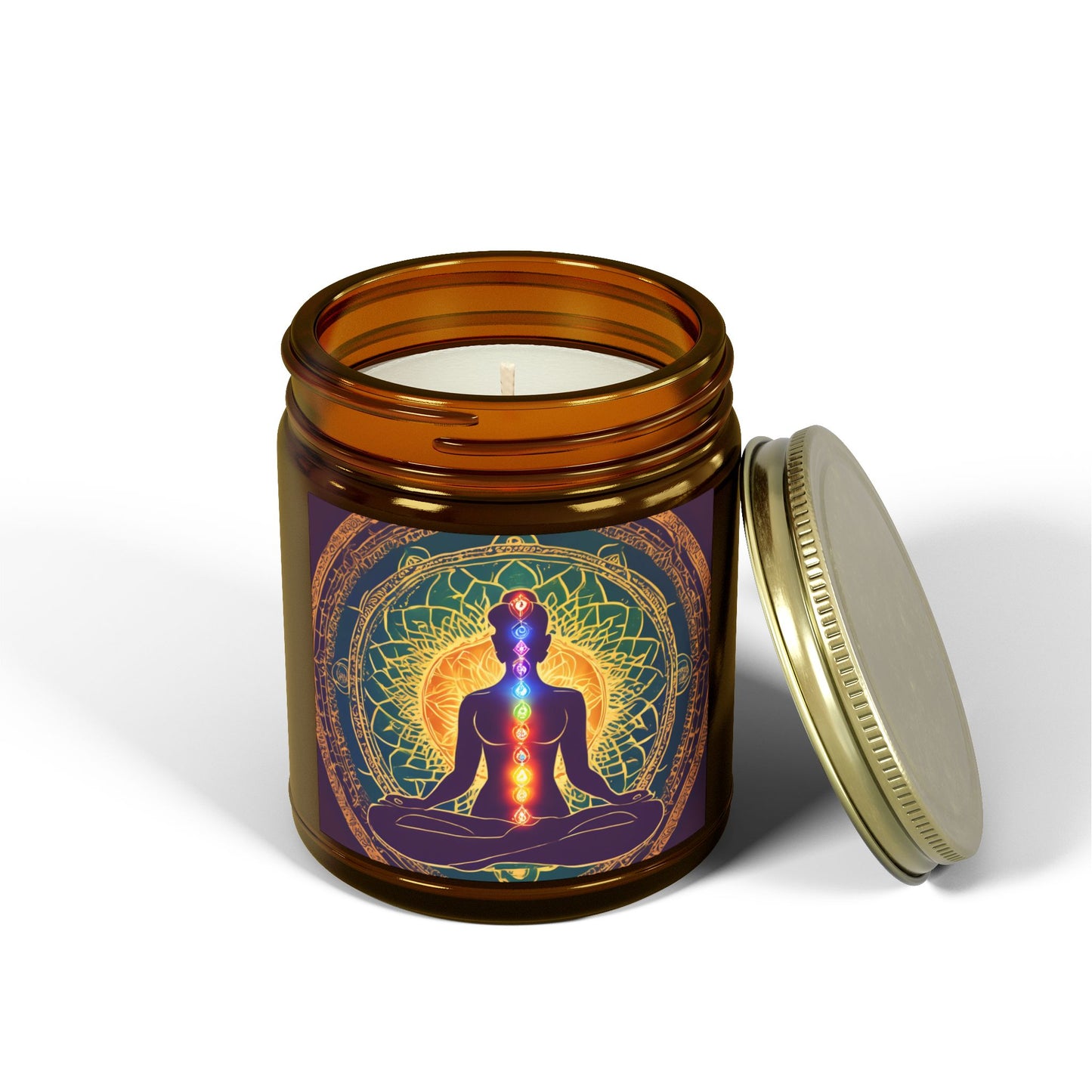 Chakra Meditation Scented Candle (4oz, 9oz) | Artloom Gallery