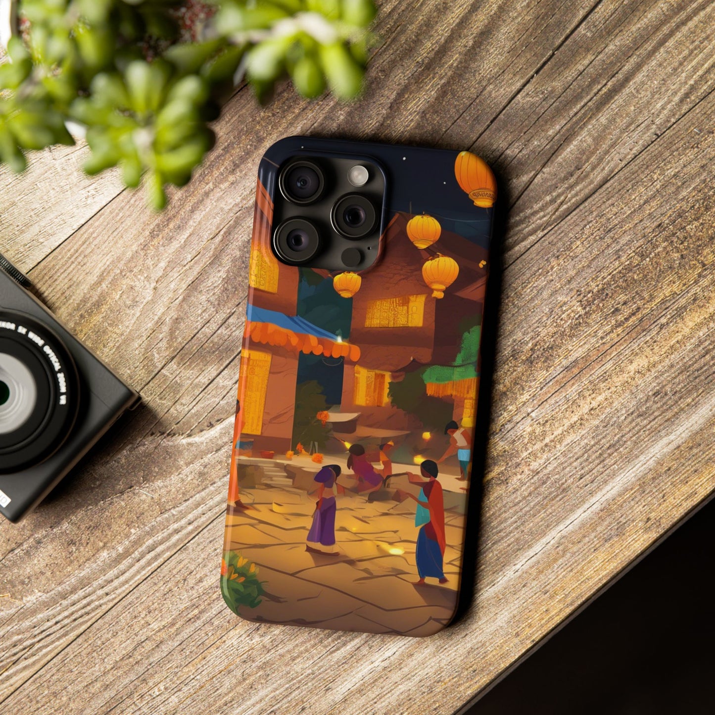 Festival of Lights Slim Phone Case | Artloom Gallery