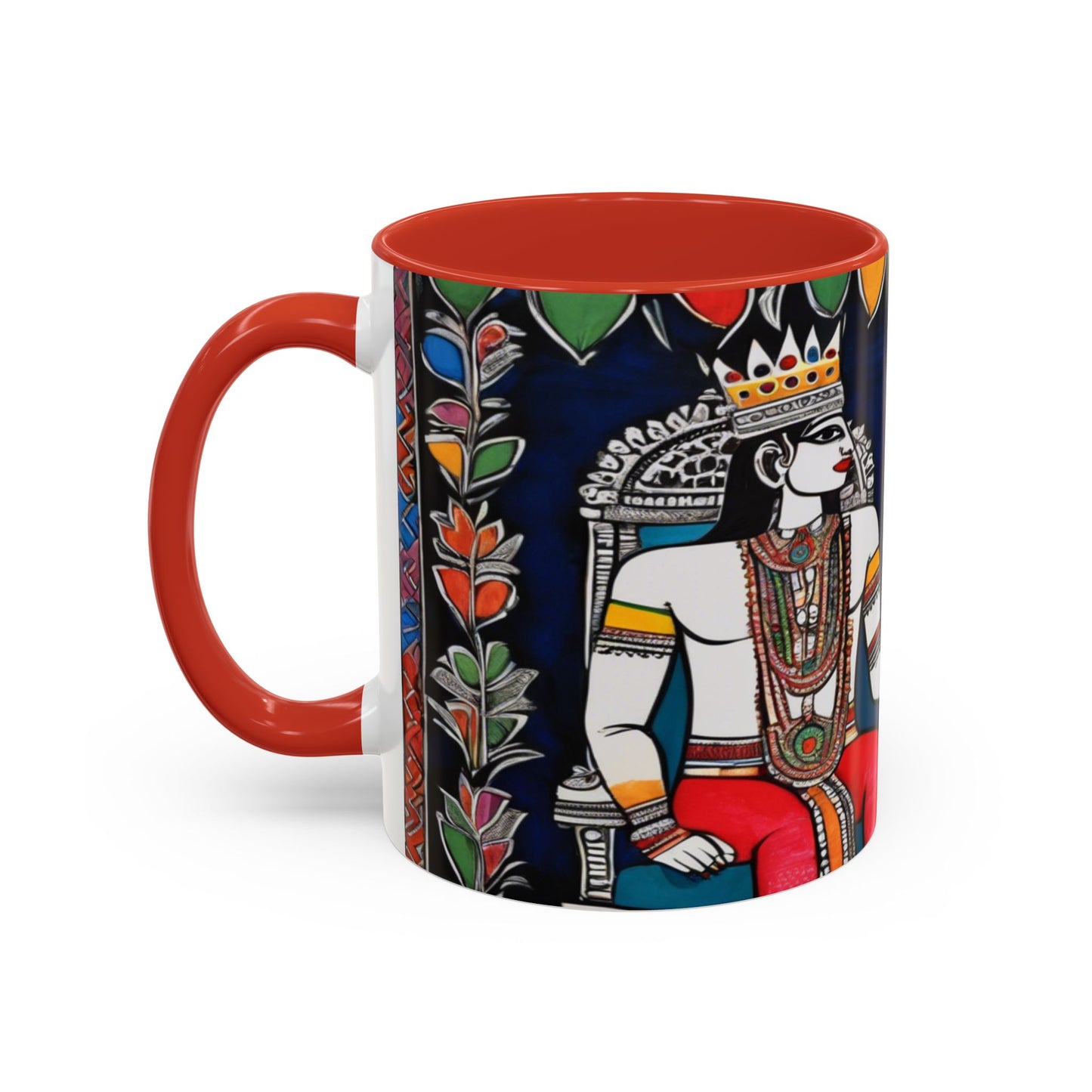 Artistic Madhubani Indian Art – Ceramic Coffee Mug (11oz/15oz) | Artloom Gallery