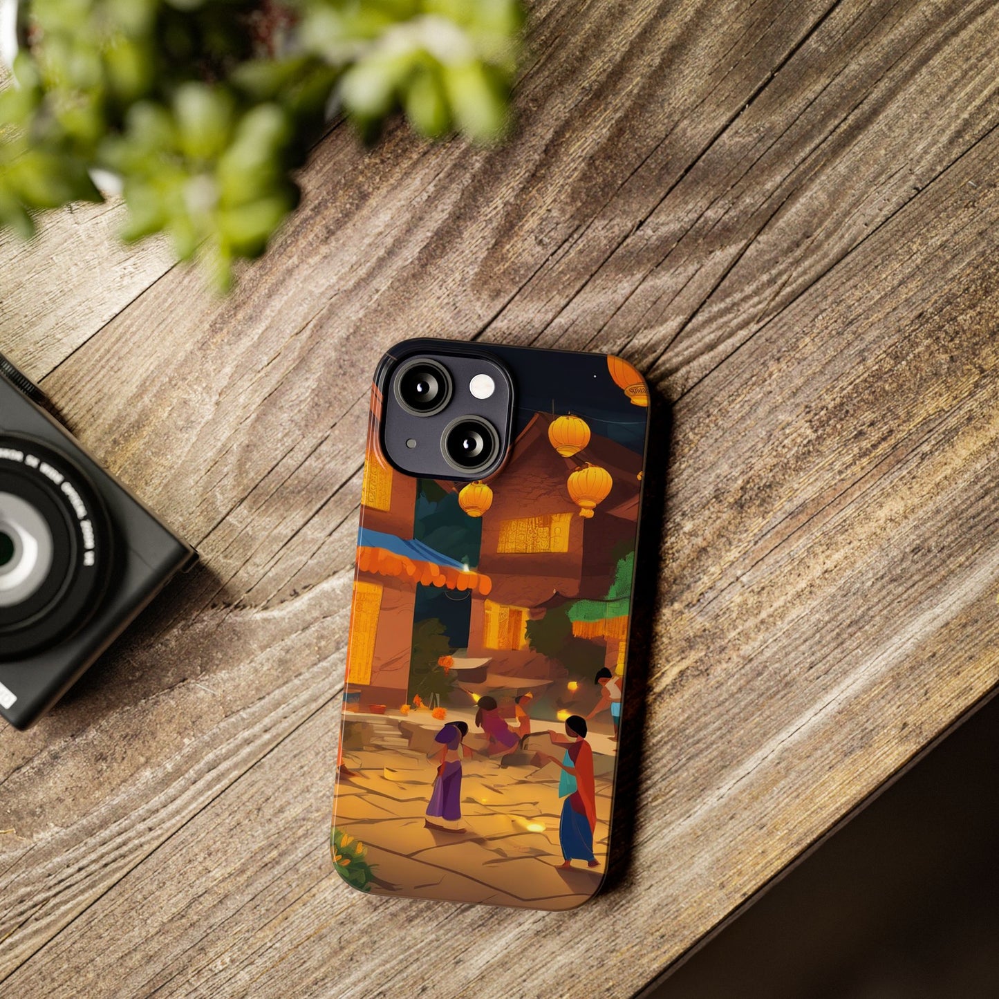 Festival of Lights Slim Phone Case | Artloom Gallery