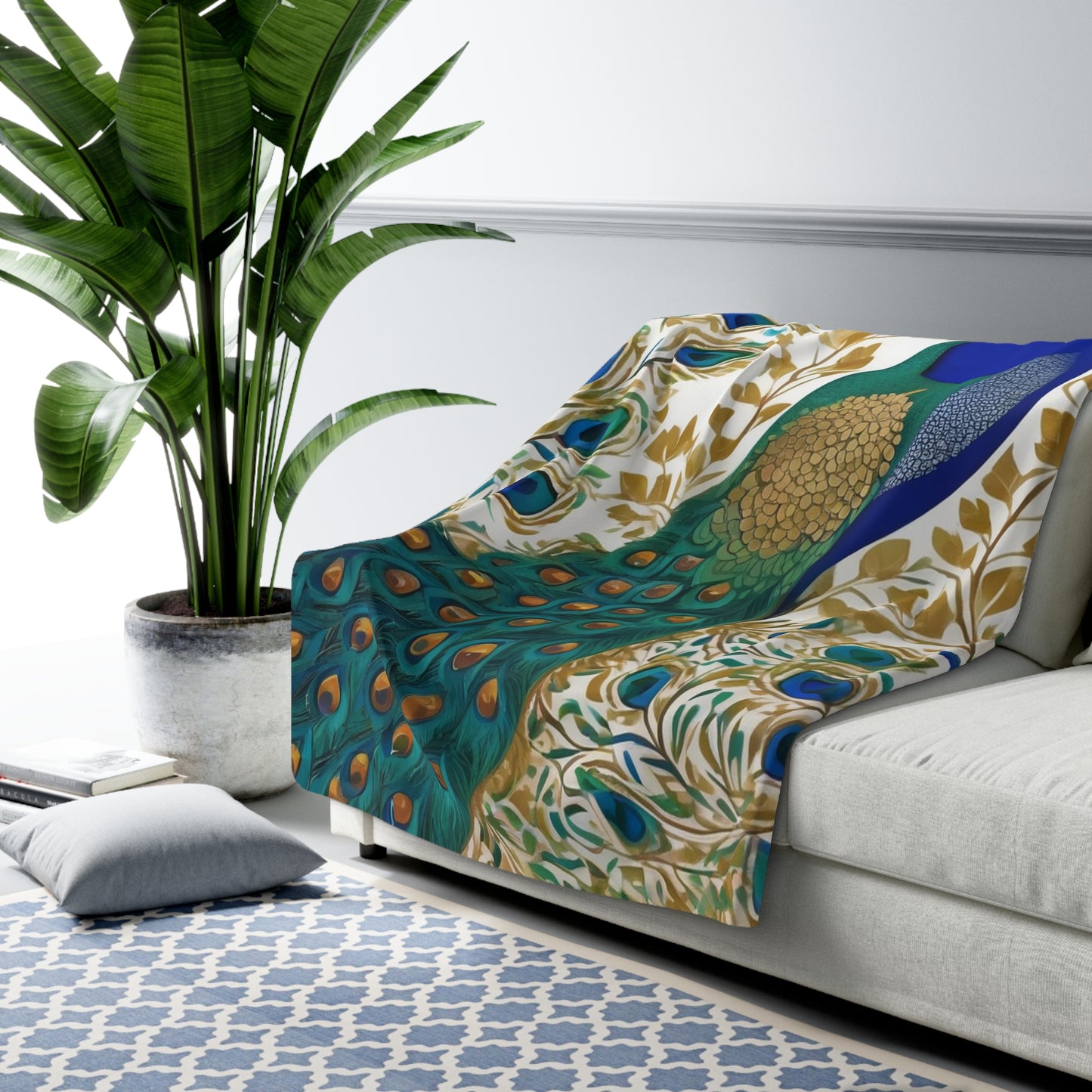 Desert Jewel Sherpa Blanket | Artloom Gallery