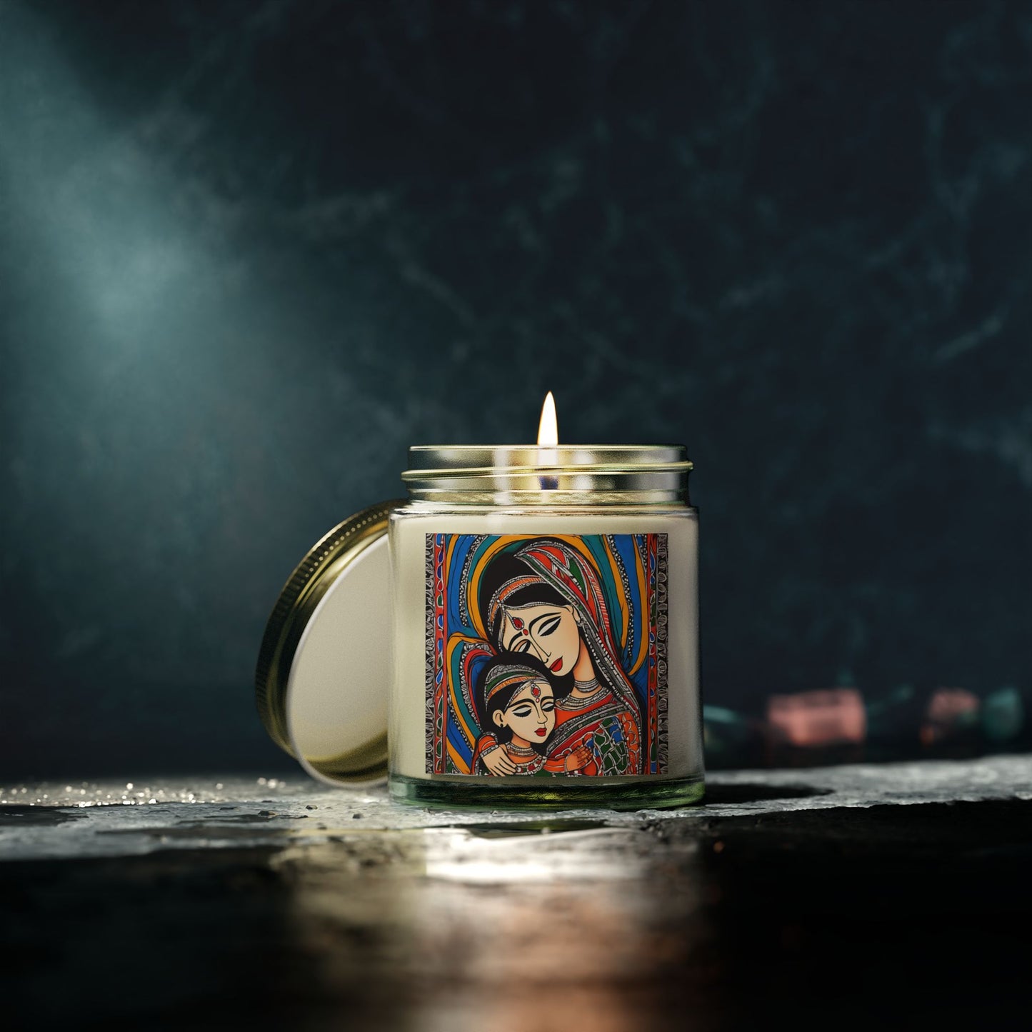 Mother And Child Scented Candle (4oz, 9oz) | Artloom Gallery