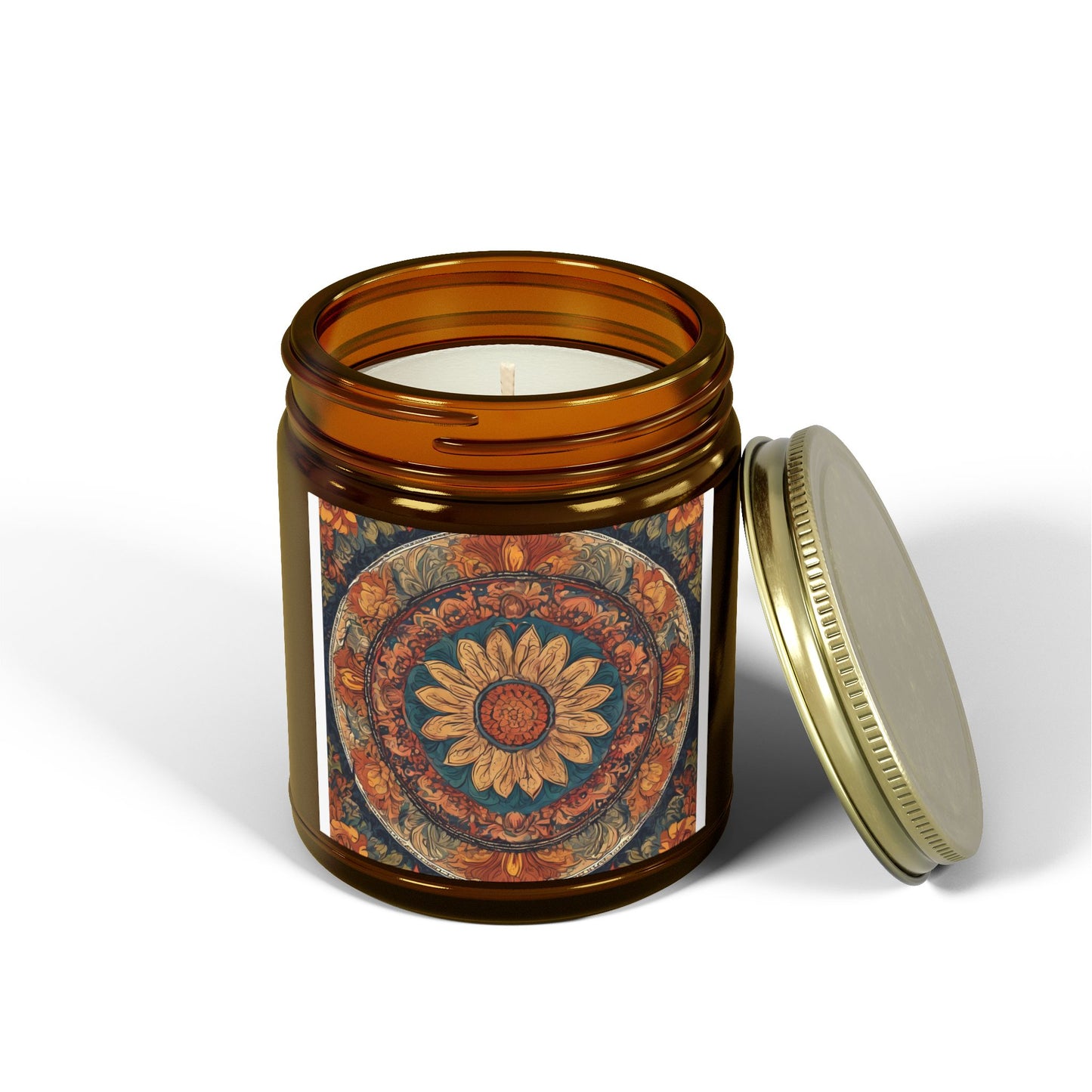 Artistic Mandala Scented Candle (4oz, 9oz) | Artloom Gallery