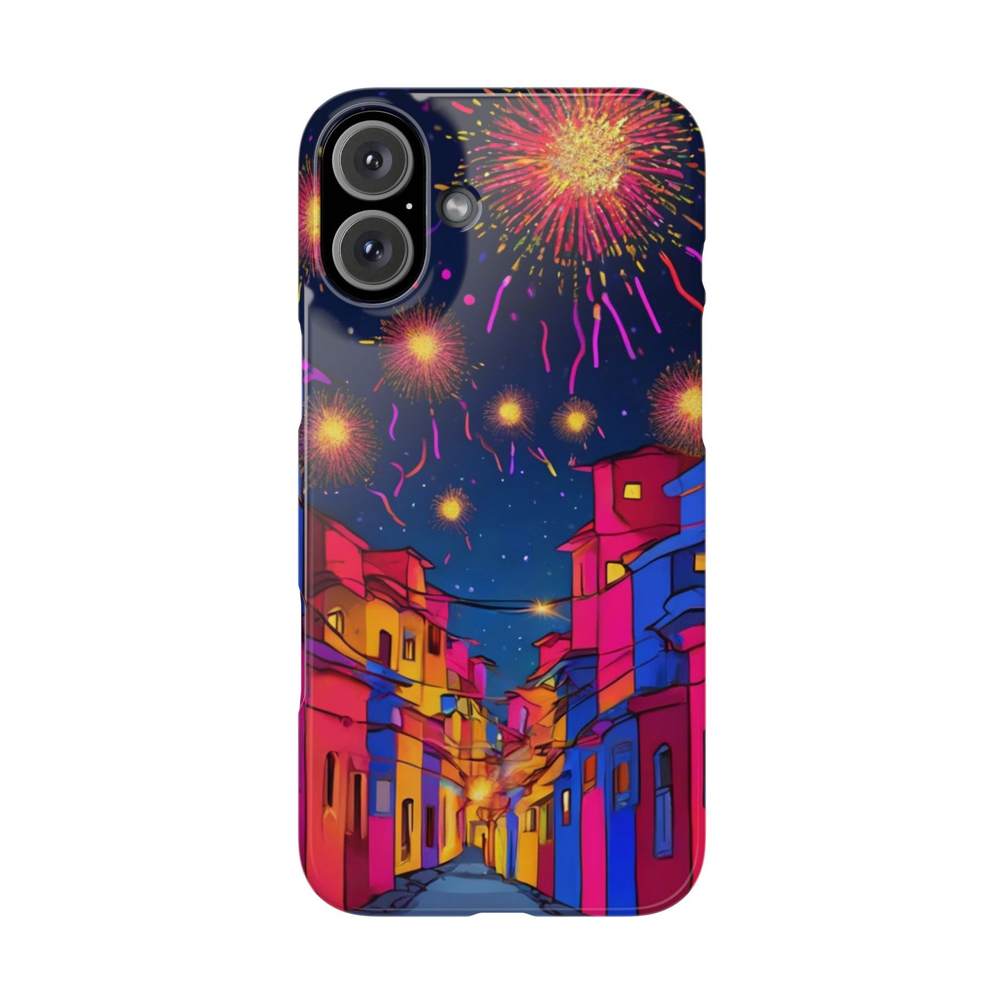Phone Cases - Diwali Night Sparkles and Celebration Slim Case | Artloom Gallery