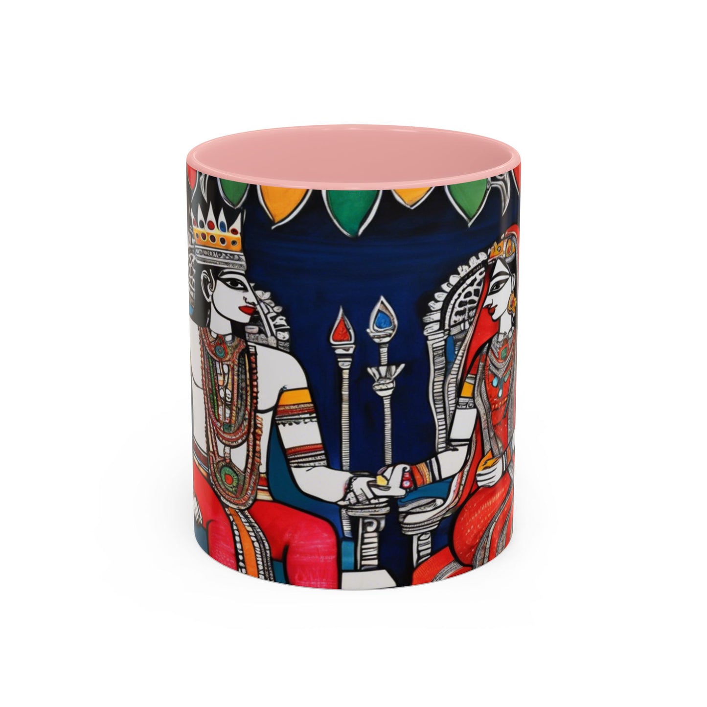 Artistic Madhubani Indian Art – Ceramic Coffee Mug (11oz/15oz) | Artloom Gallery