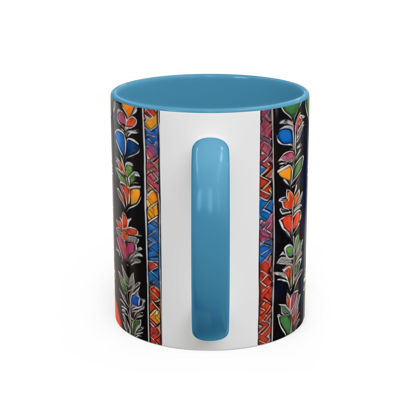 Artistic Madhubani Indian Art – Ceramic Coffee Mug (11oz/15oz) | Artloom Gallery