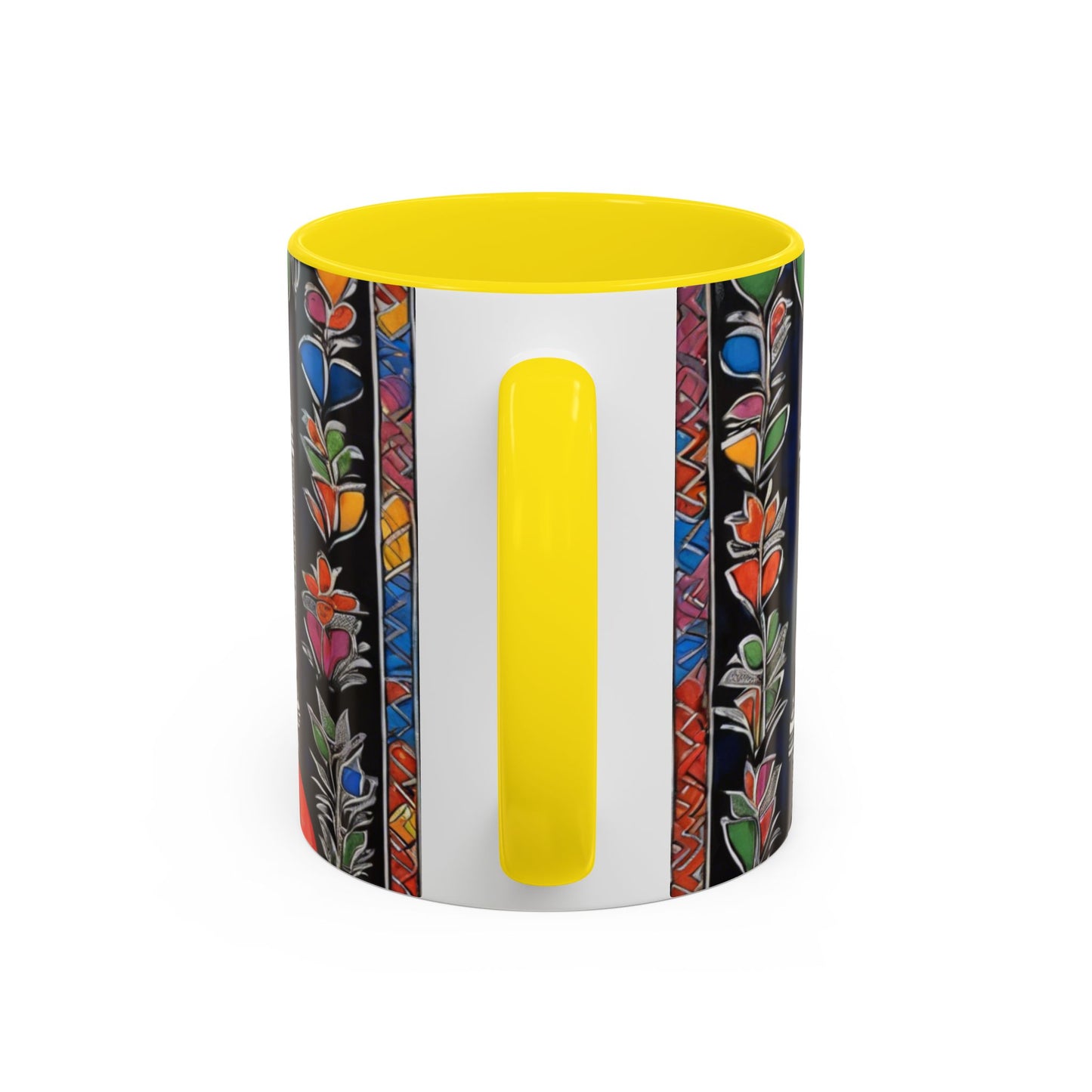 Artistic Madhubani Indian Art – Ceramic Coffee Mug (11oz/15oz) | Artloom Gallery