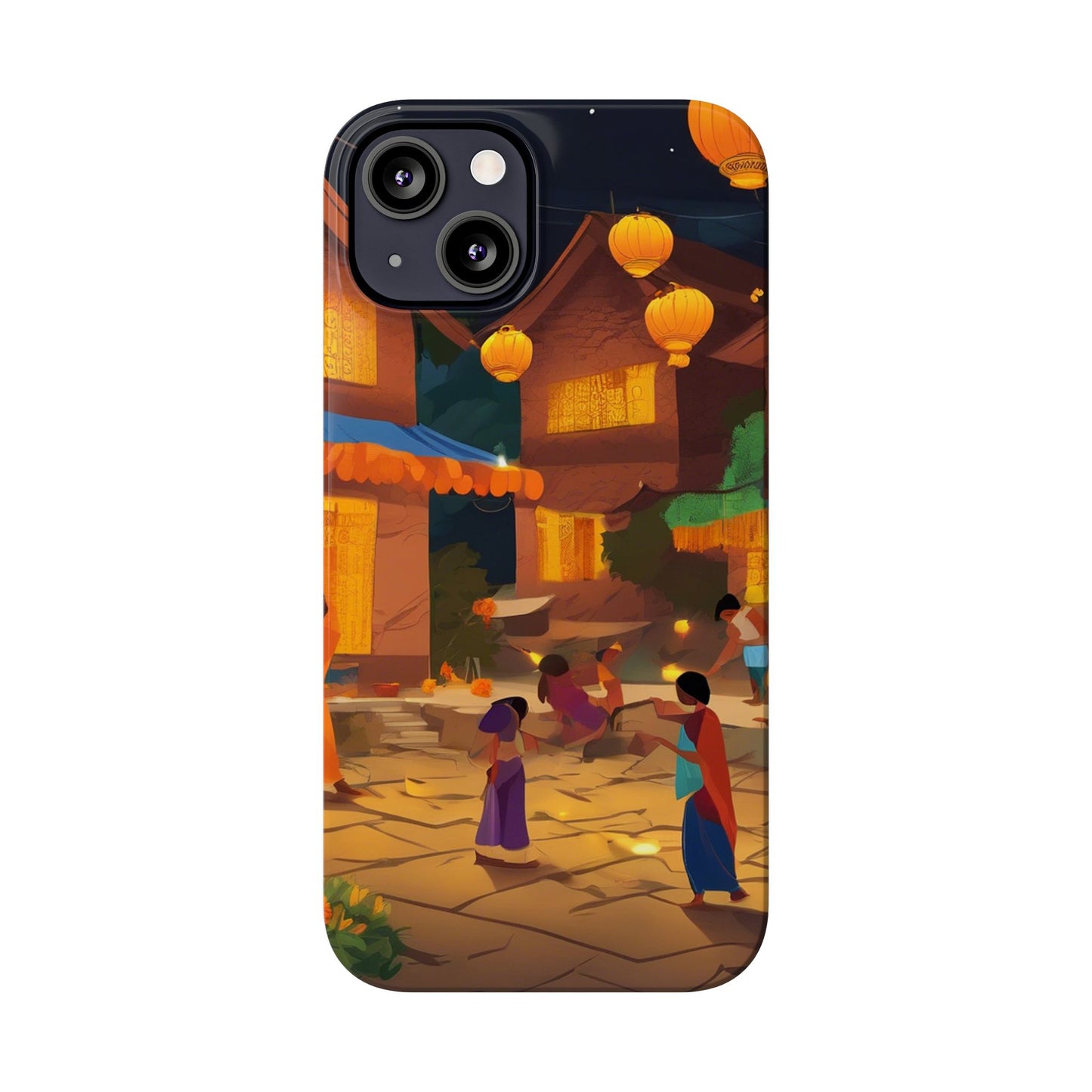 Festival of Lights Slim Phone Case | Artloom Gallery