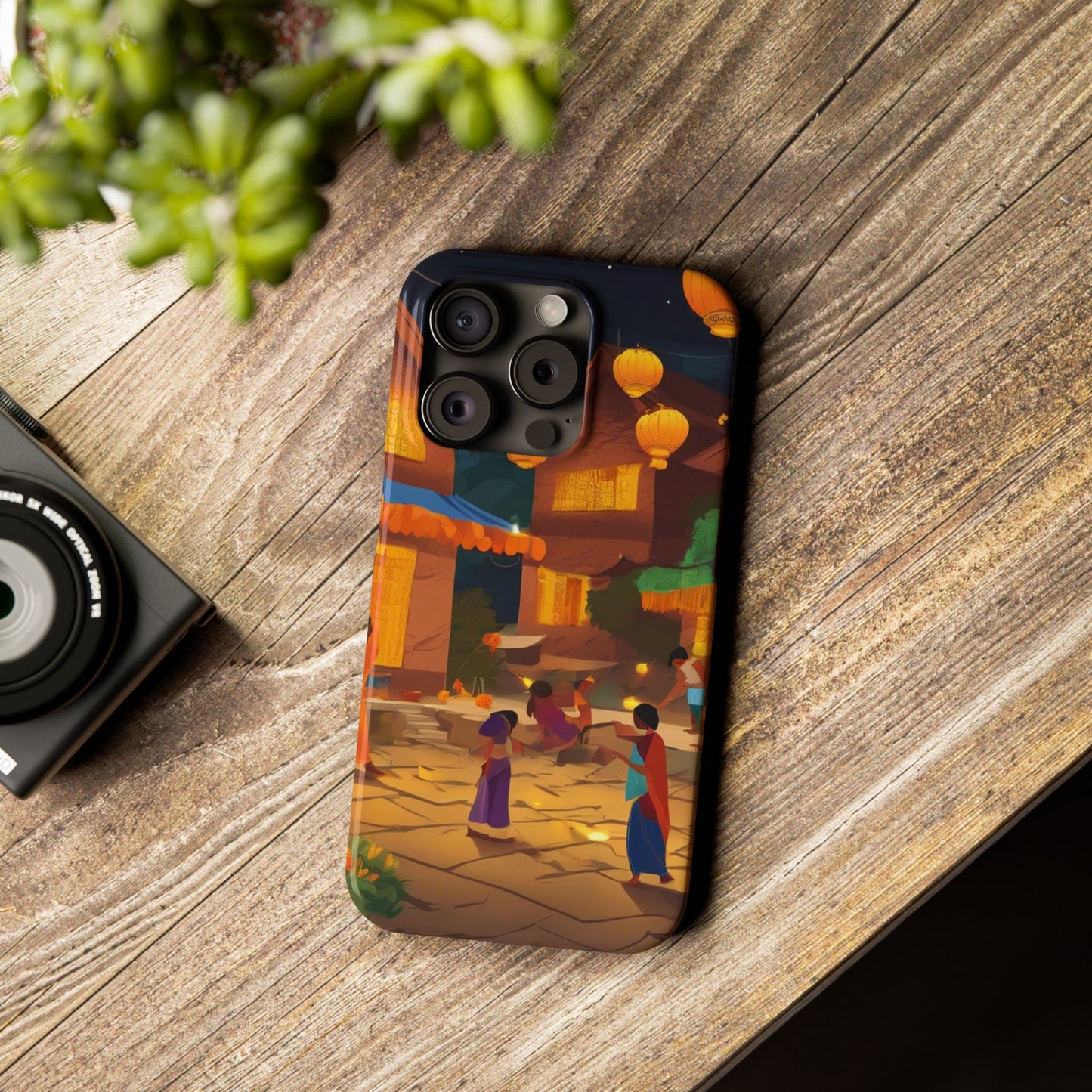 Festival of Lights Slim Phone Case | Artloom Gallery