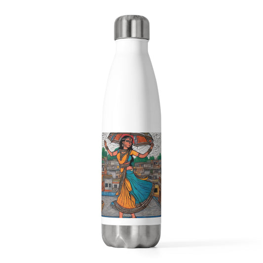 Rain Dance on the Roof - Artistic 20oz Insulated Bottle