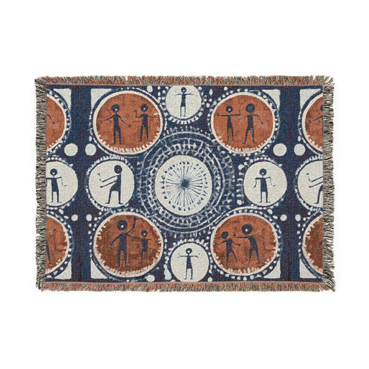 Flow of Breath Woven Blanket | Artloom Gallery