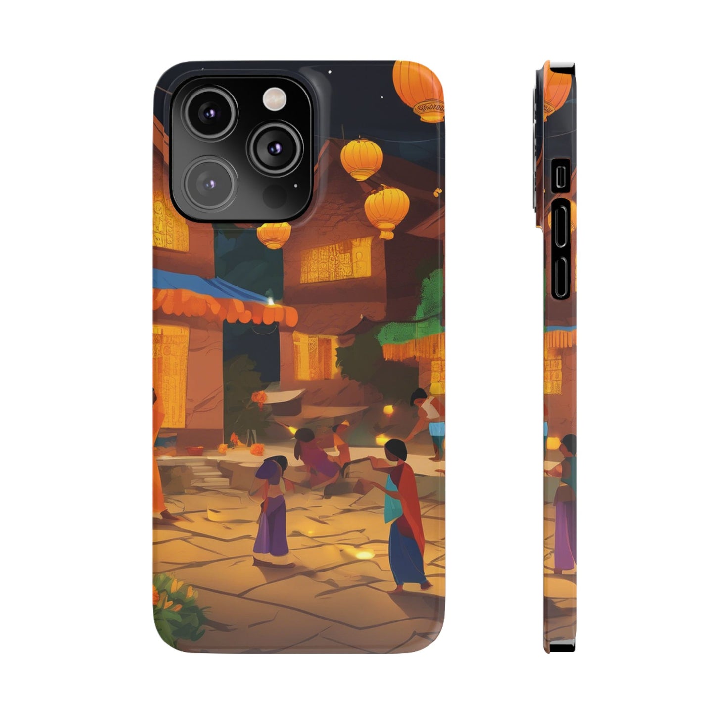 Festival of Lights Slim Phone Case | Artloom Gallery