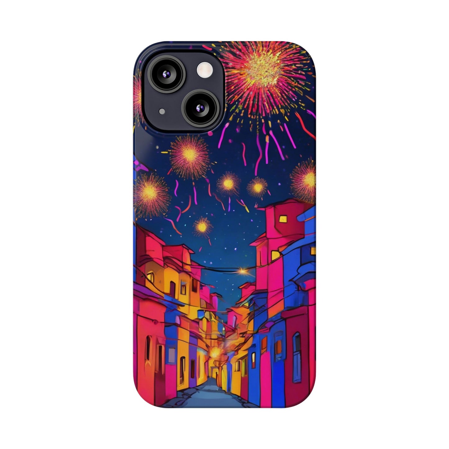Phone Cases - Diwali Night Sparkles and Celebration Slim Case | Artloom Gallery