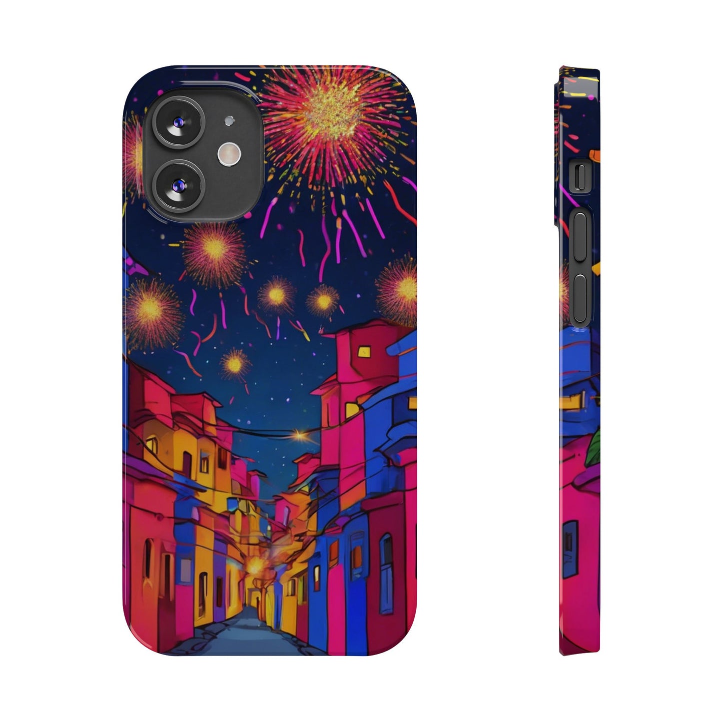 Phone Cases - Diwali Night Sparkles and Celebration Slim Case | Artloom Gallery