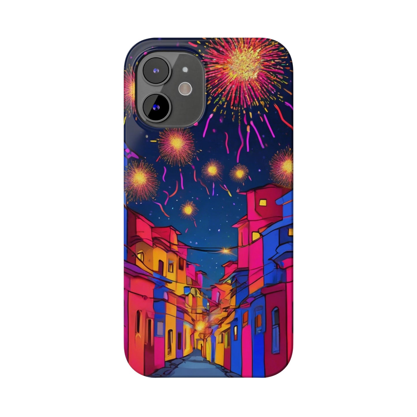 Phone Cases - Diwali Night Sparkles and Celebration Slim Case | Artloom Gallery