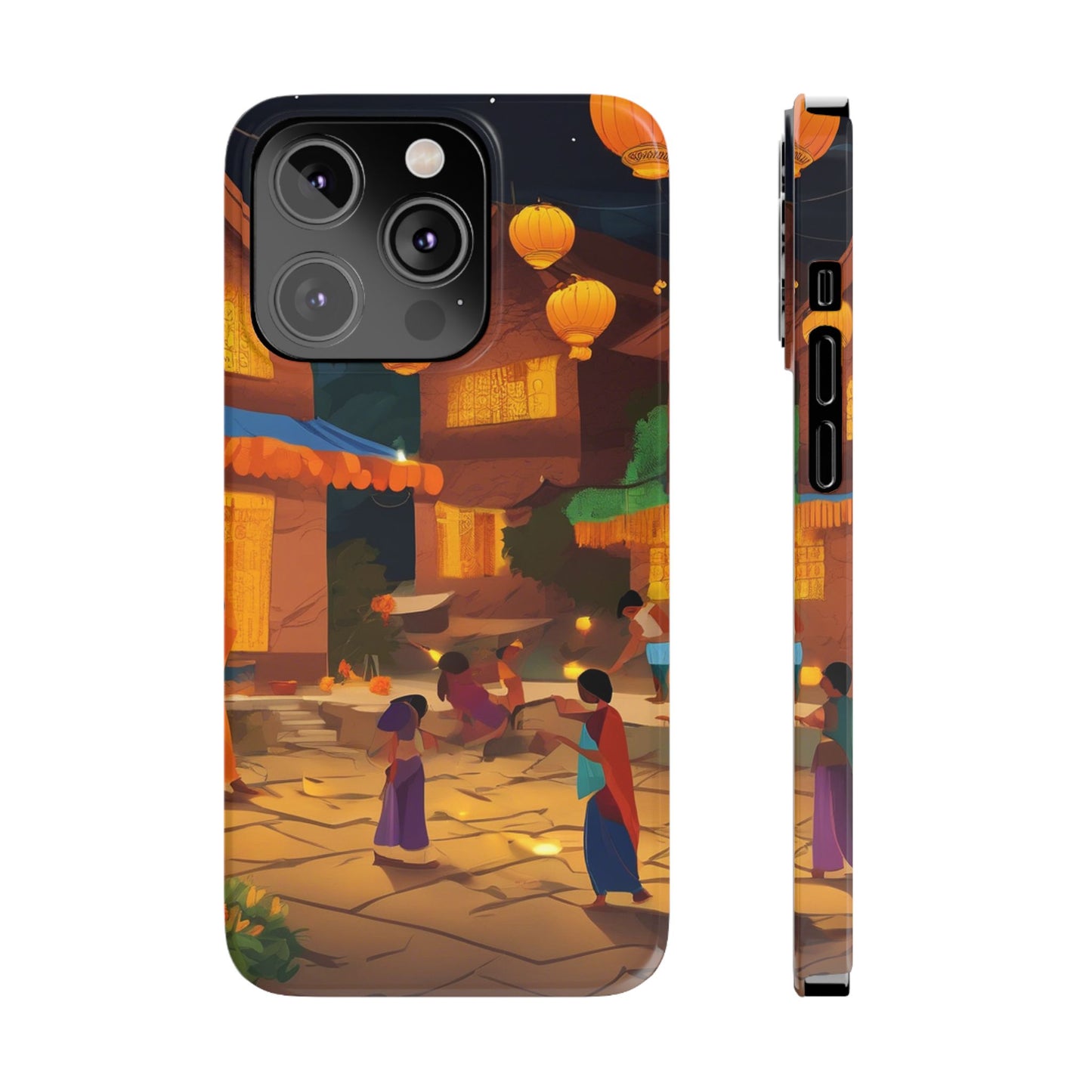 Festival of Lights Slim Phone Case | Artloom Gallery