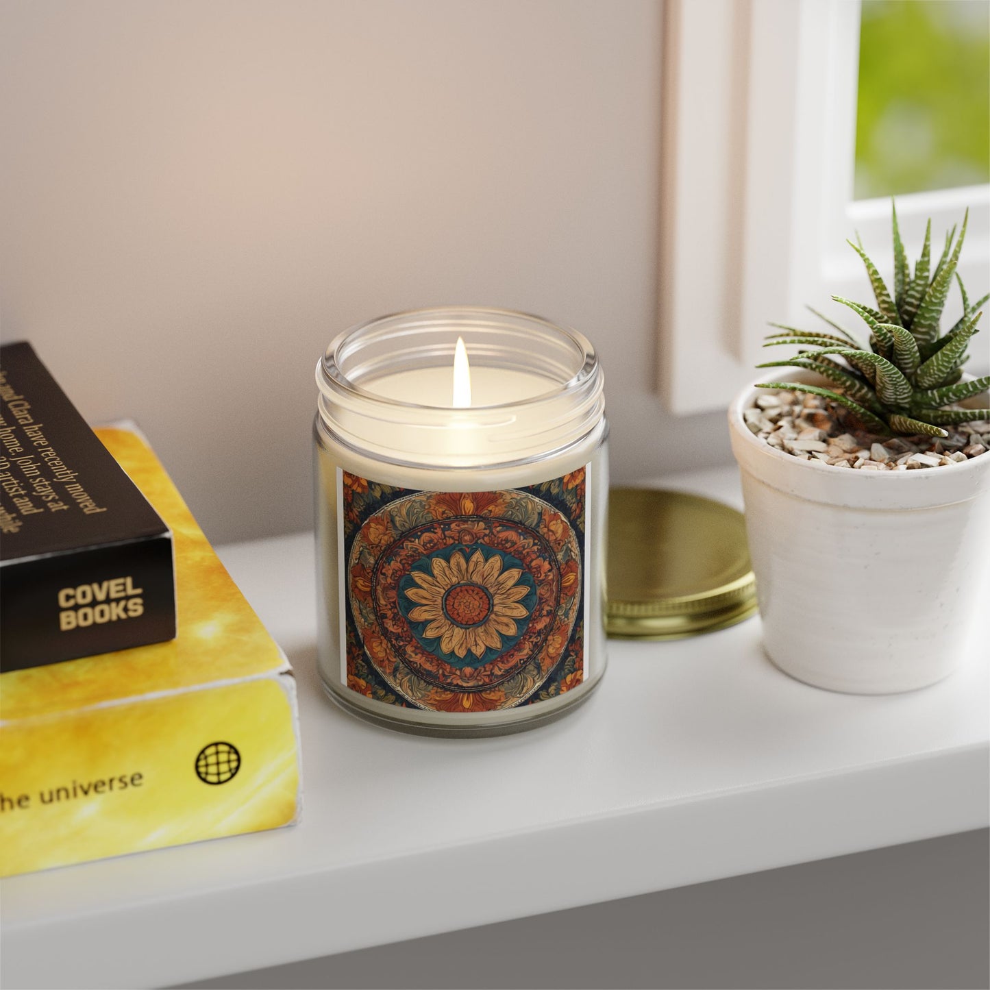 Artistic Mandala Scented Candle (4oz, 9oz) | Artloom Gallery
