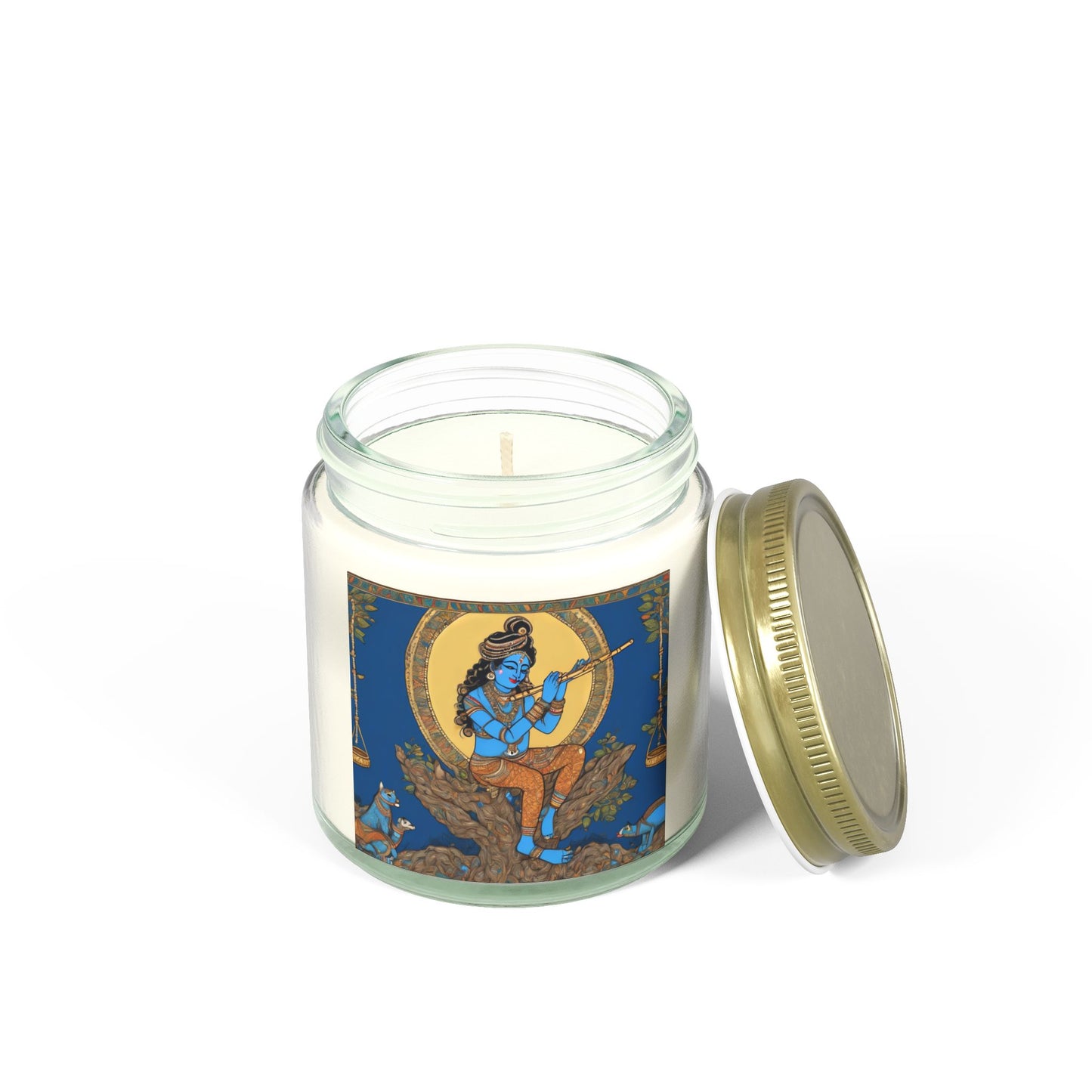 Lord Kirshna Scented Candle (4oz, 9oz) | Artloom Gallery