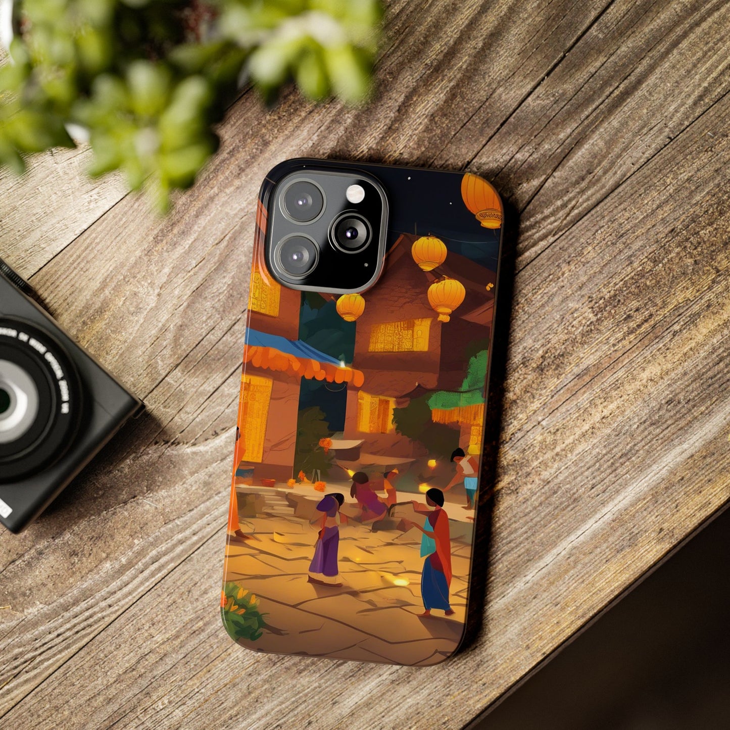 Festival of Lights Slim Phone Case | Artloom Gallery