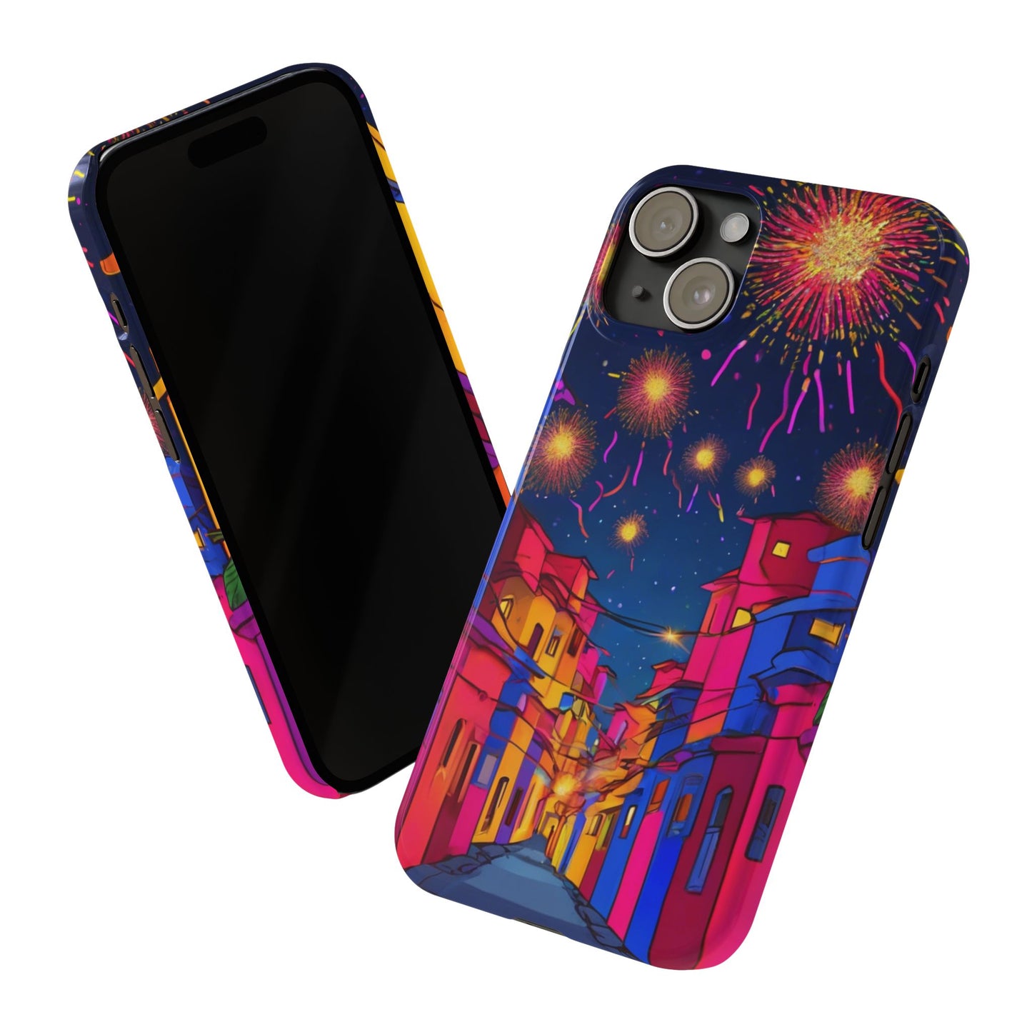 Phone Cases - Diwali Night Sparkles and Celebration Slim Case | Artloom Gallery