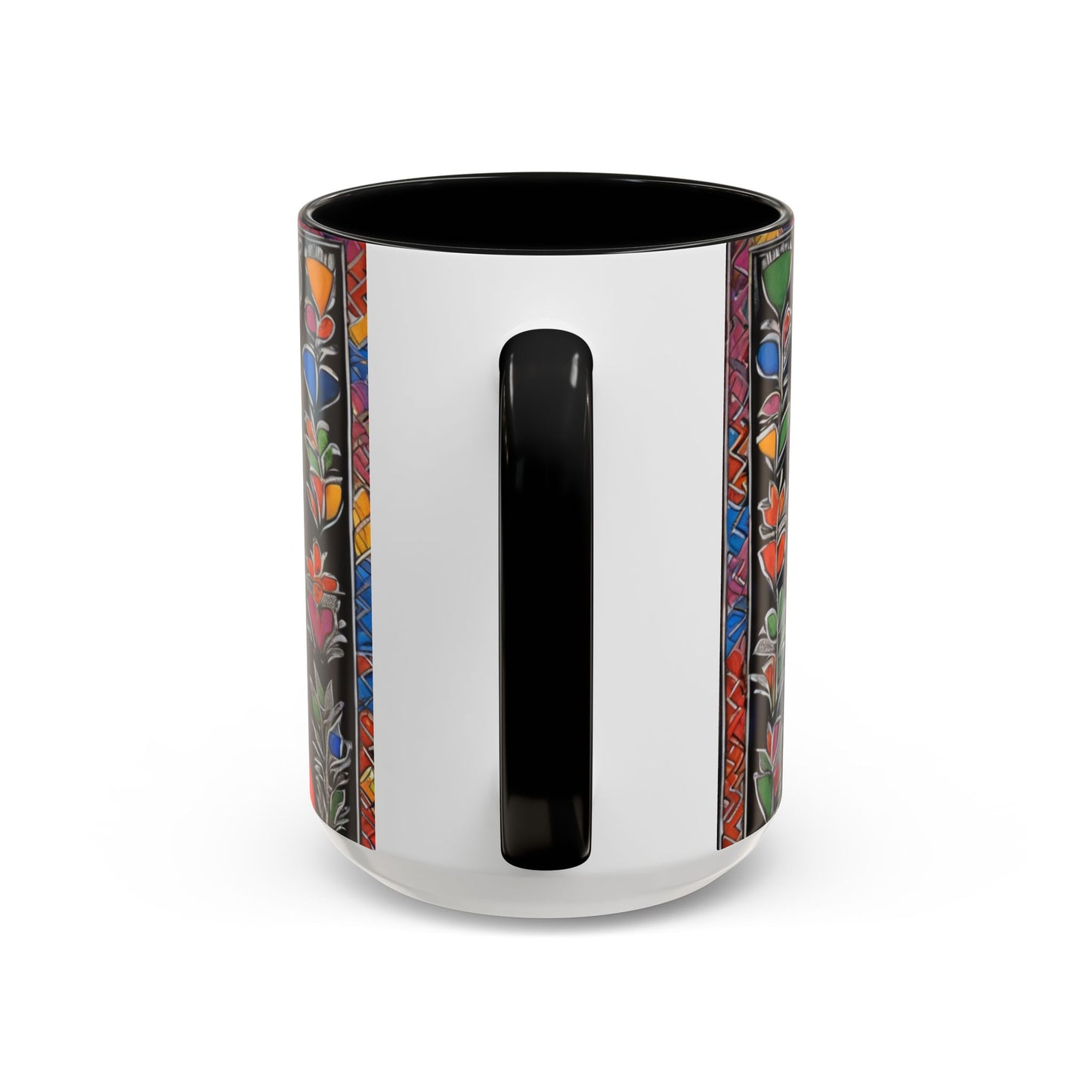 Artistic Madhubani Indian Art – Ceramic Coffee Mug (11oz/15oz) | Artloom Gallery