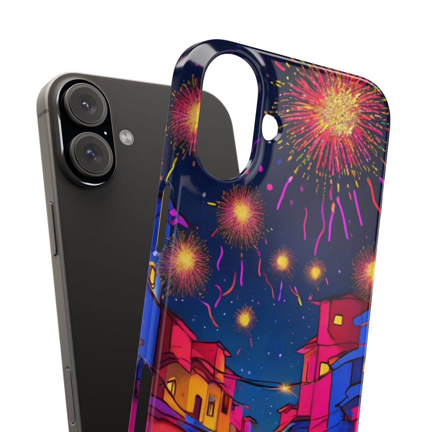 Phone Cases - Diwali Night Sparkles and Celebration Slim Case | Artloom Gallery