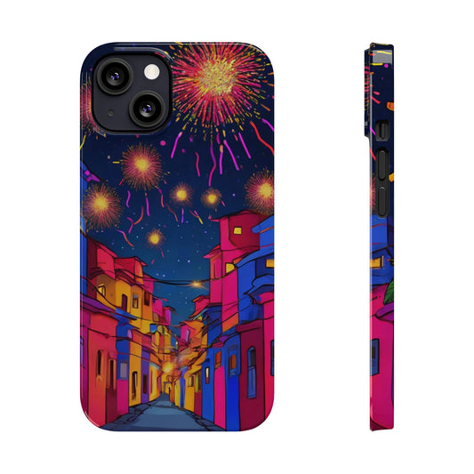 Phone Cases - Diwali Night Sparkles and Celebration Slim Case | Artloom Gallery