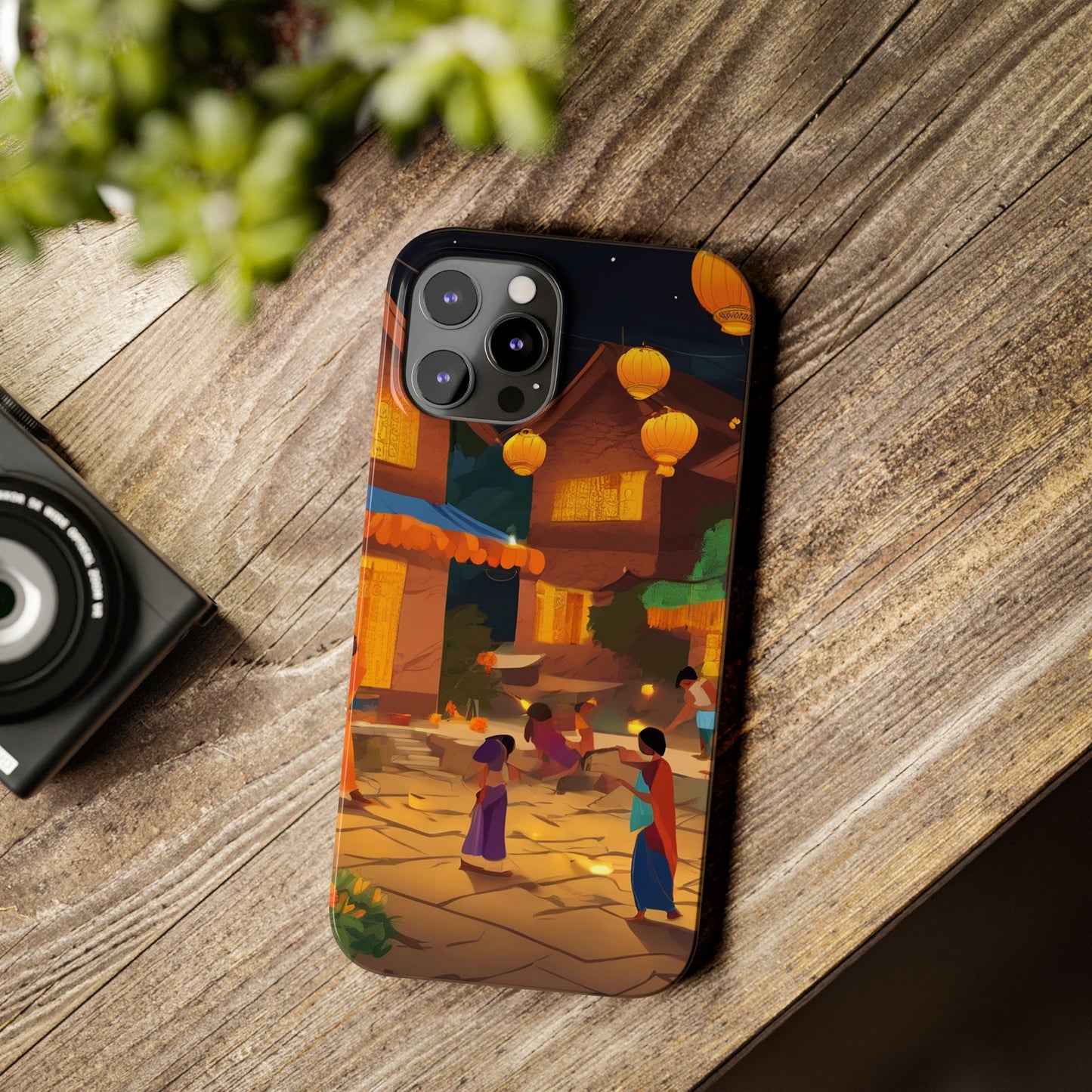 Festival of Lights Slim Phone Case | Artloom Gallery