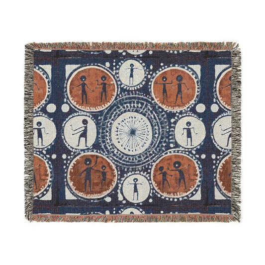 Flow of Breath Woven Blanket | Artloom Gallery