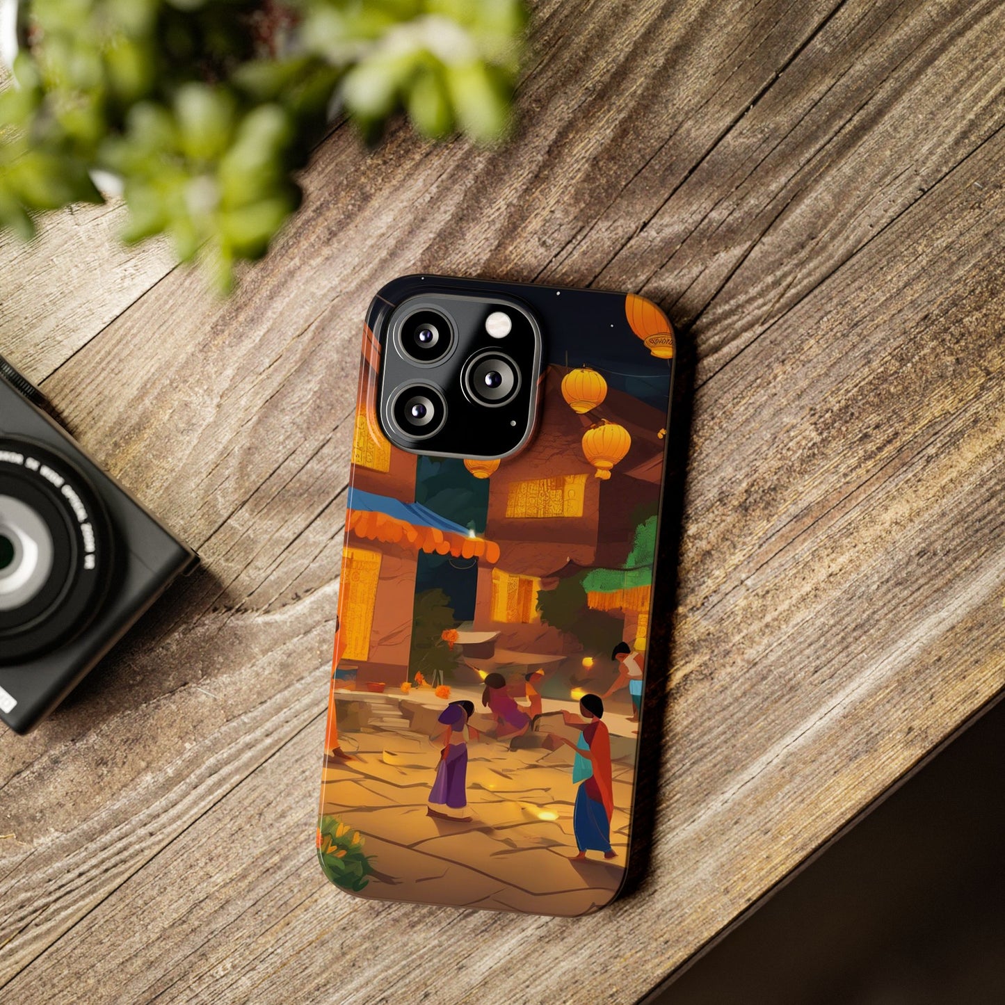 Festival of Lights Slim Phone Case | Artloom Gallery