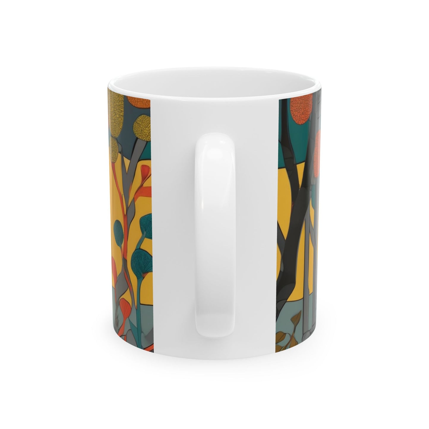 Diwali Celebration Mug – Girl Lighting a Diya Artwork (11oz/15oz) | Artloom Gallery