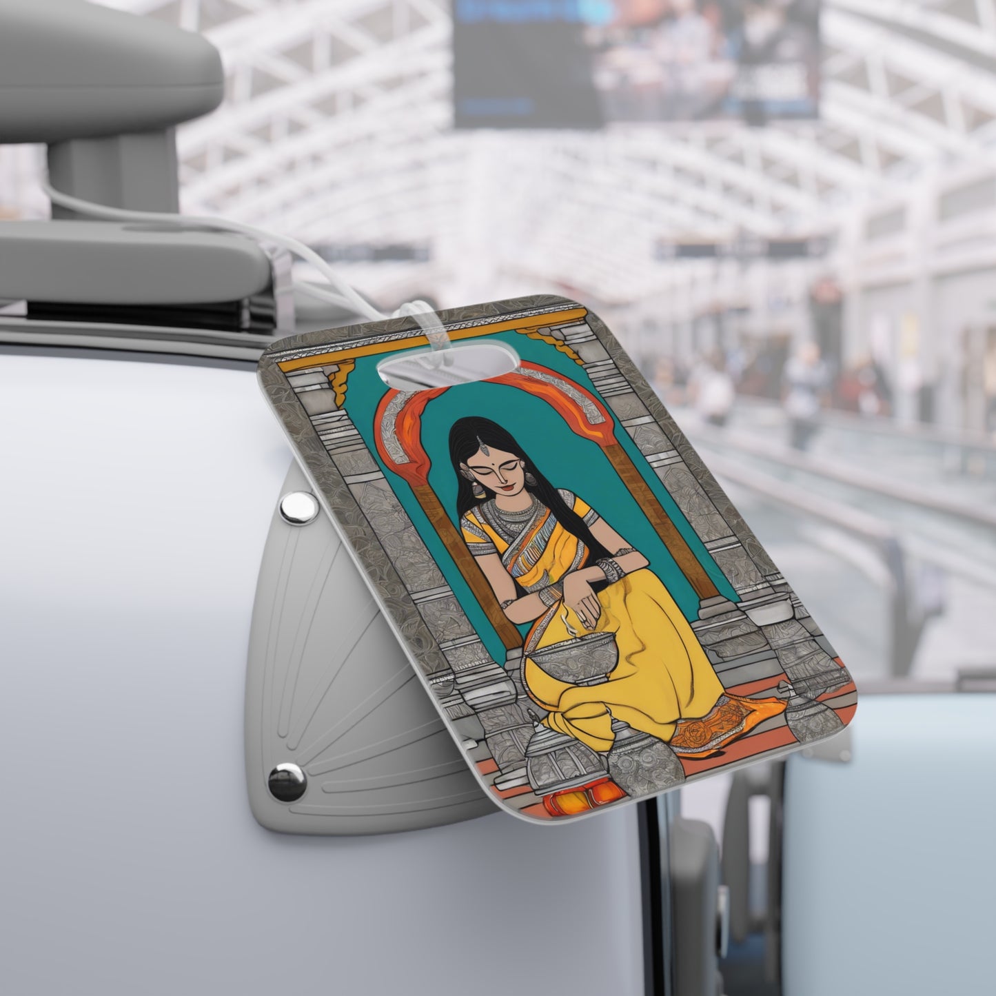 Madhubani Painting – Luggage Tag | Artloom Gallery