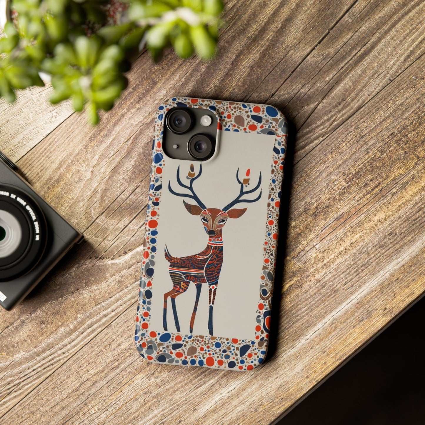 Phone Cases - Deer In The Headlights Slim Case