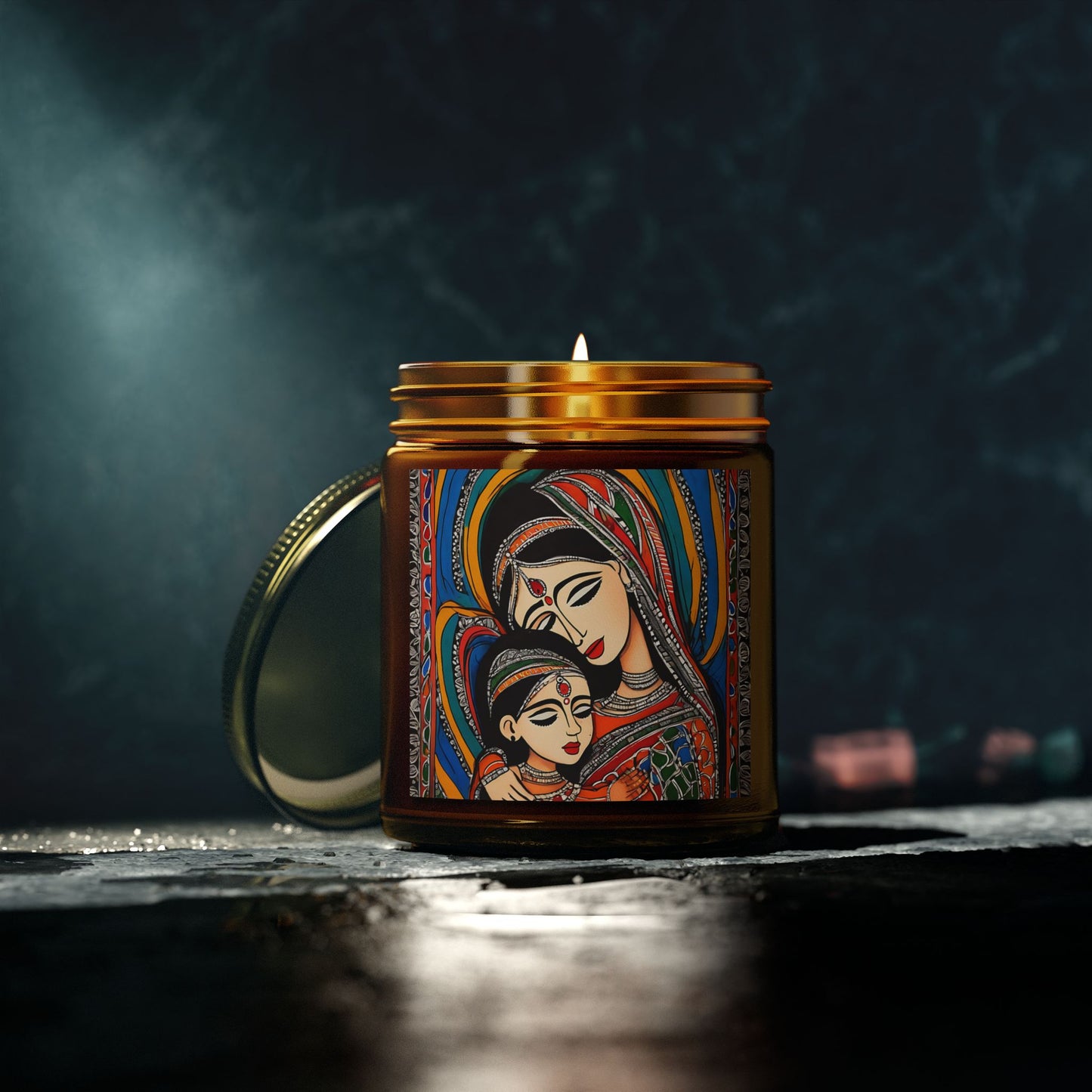 Mother And Child Scented Candle (4oz, 9oz) | Artloom Gallery