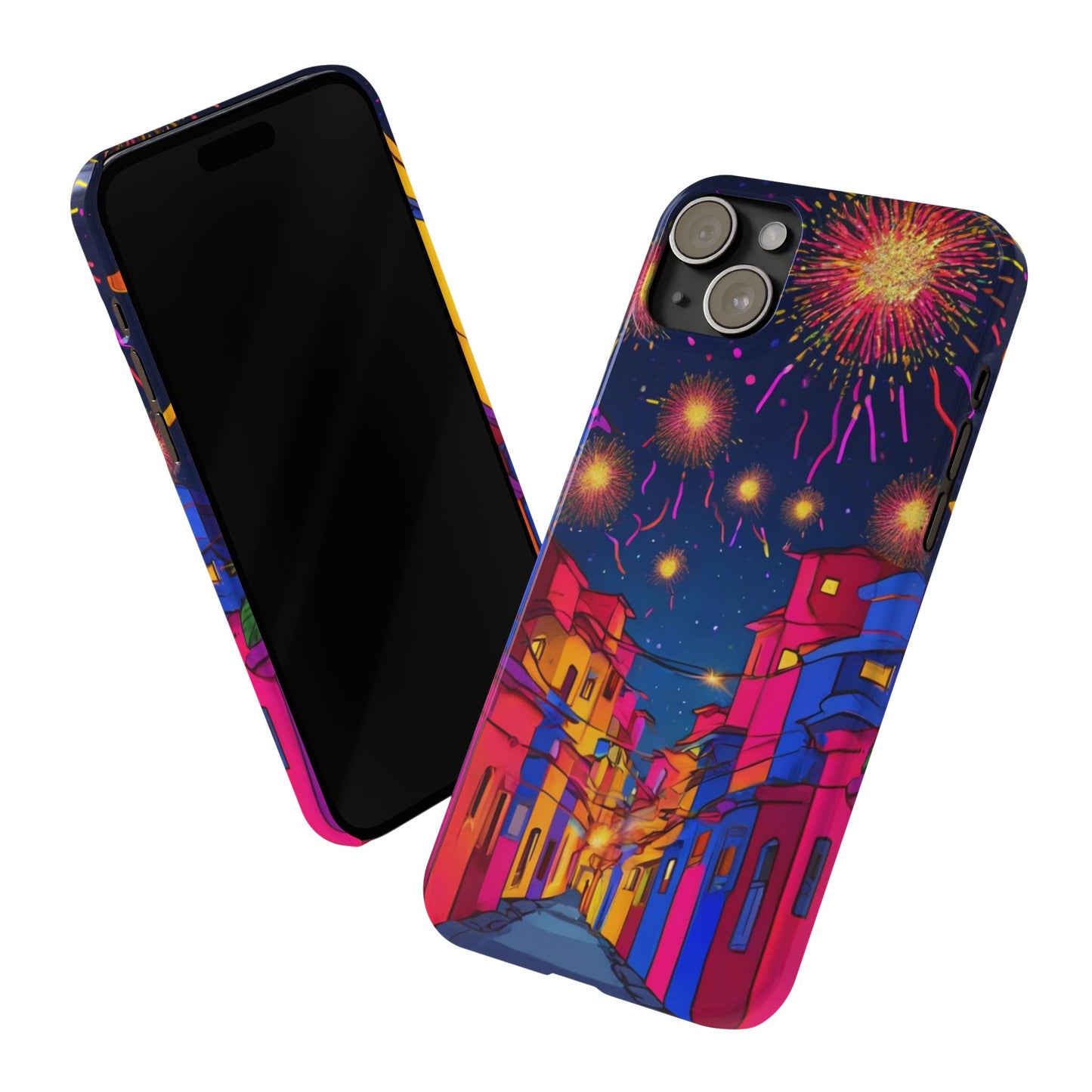 Phone Cases - Diwali Night Sparkles and Celebration Slim Case | Artloom Gallery