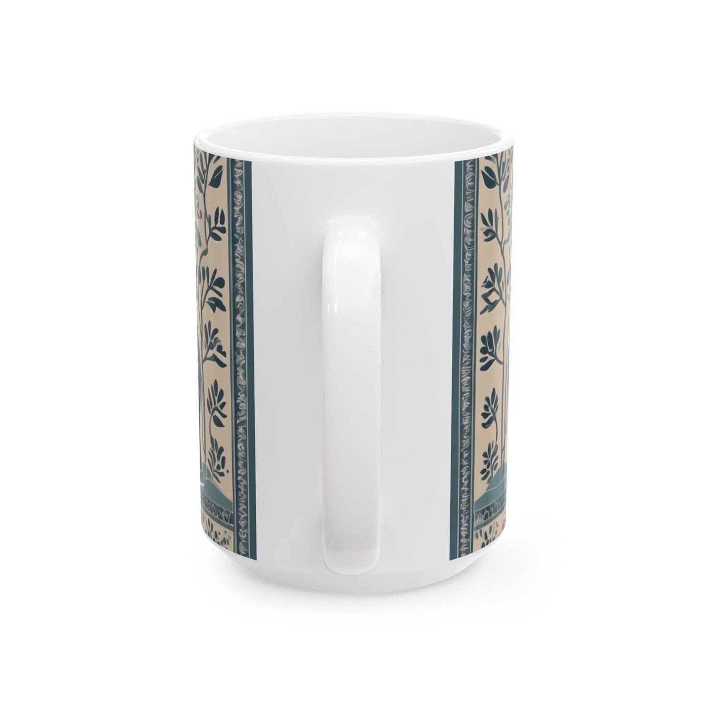 Coffee Mug – Madhubani Painting of Elephants at Play