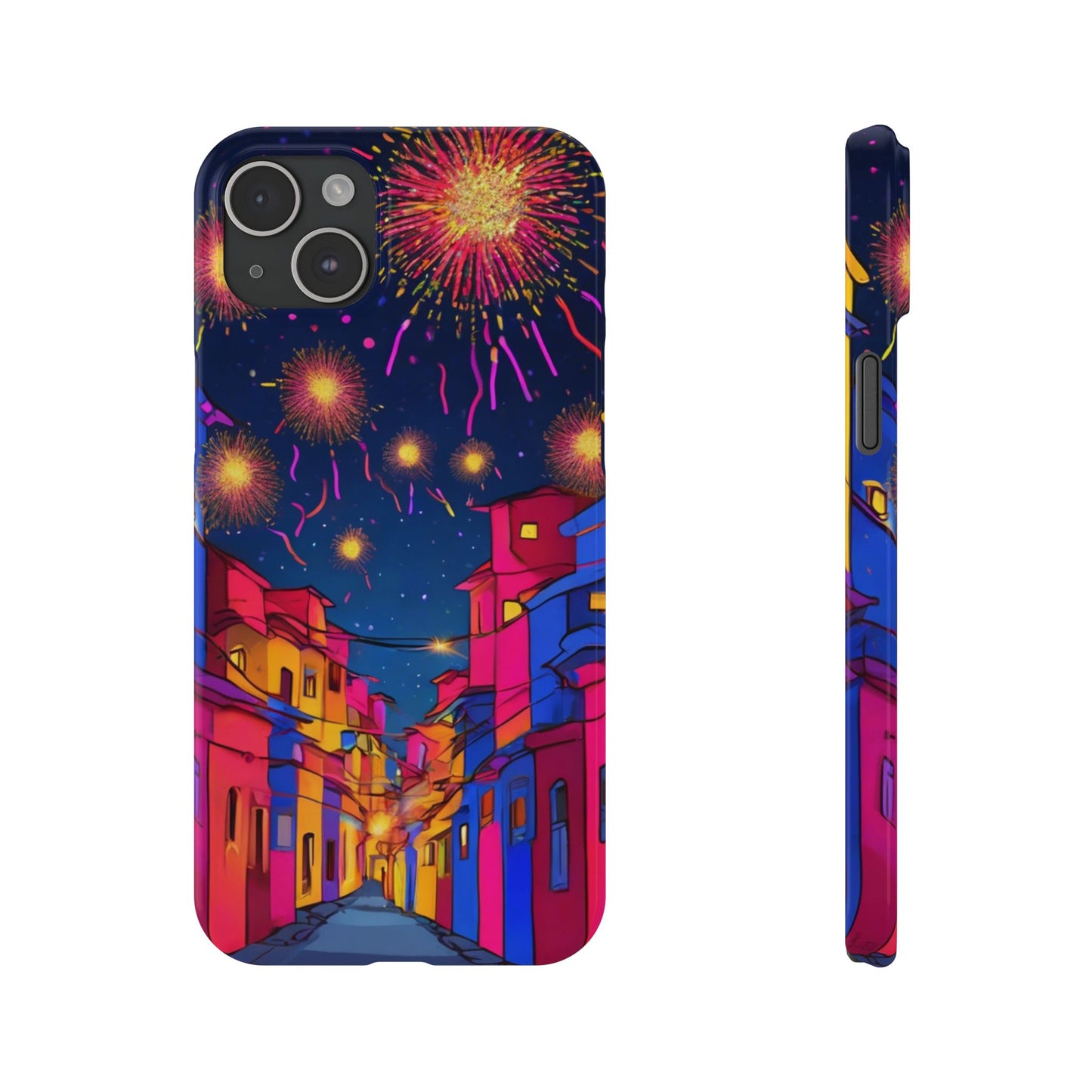 Phone Cases - Diwali Night Sparkles and Celebration Slim Case | Artloom Gallery