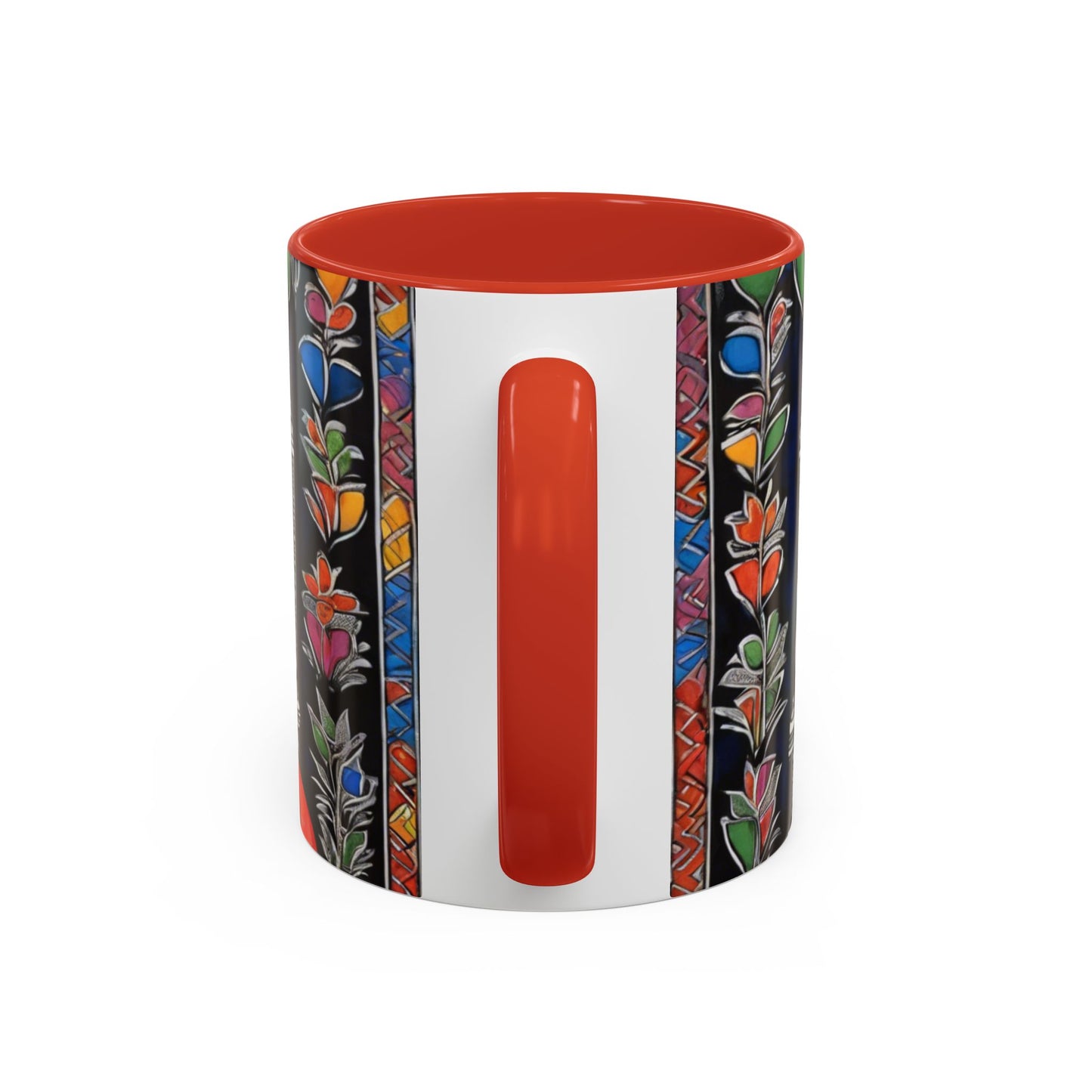 Artistic Madhubani Indian Art – Ceramic Coffee Mug (11oz/15oz) | Artloom Gallery
